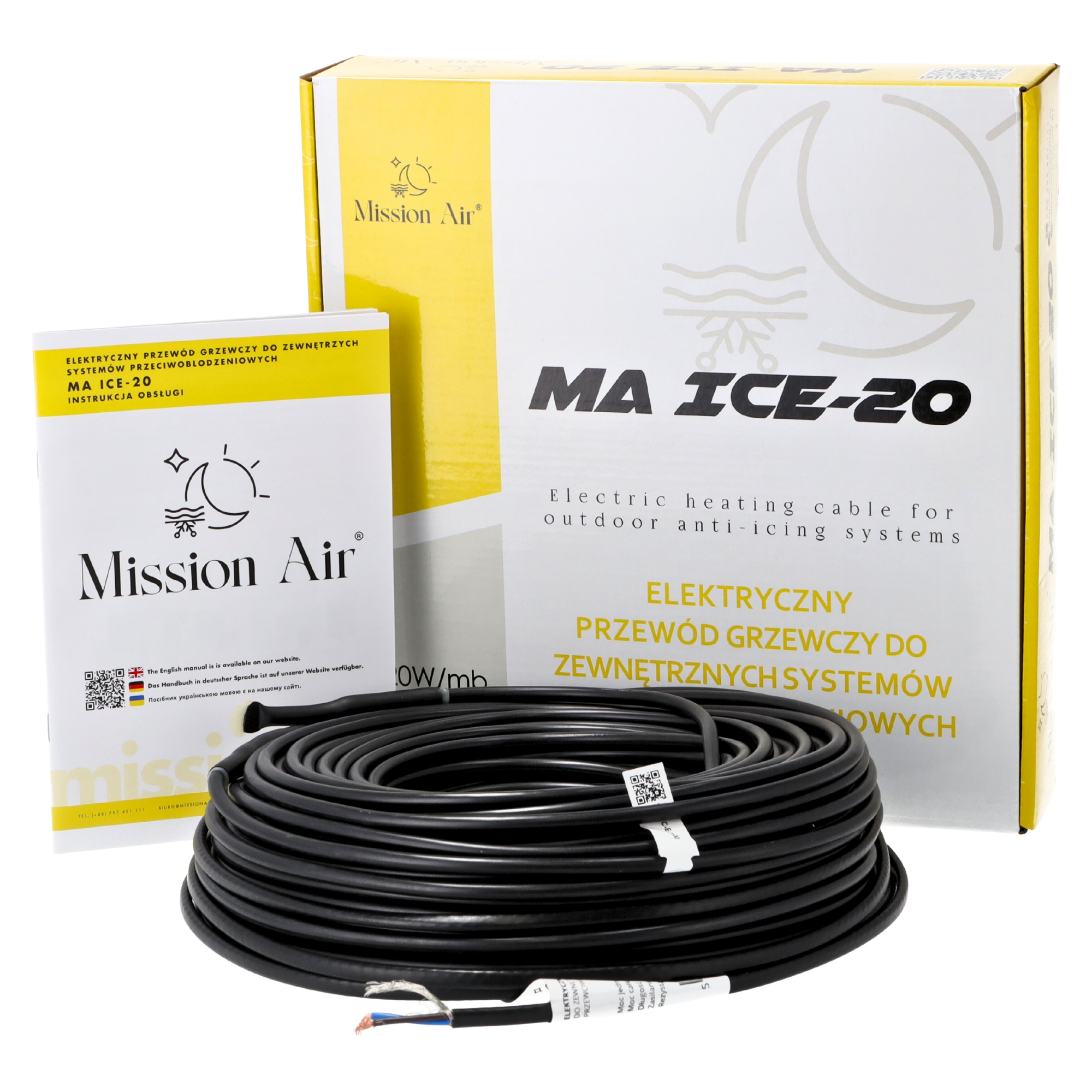 Mission Air vykurovací kábel 31 m 620 W